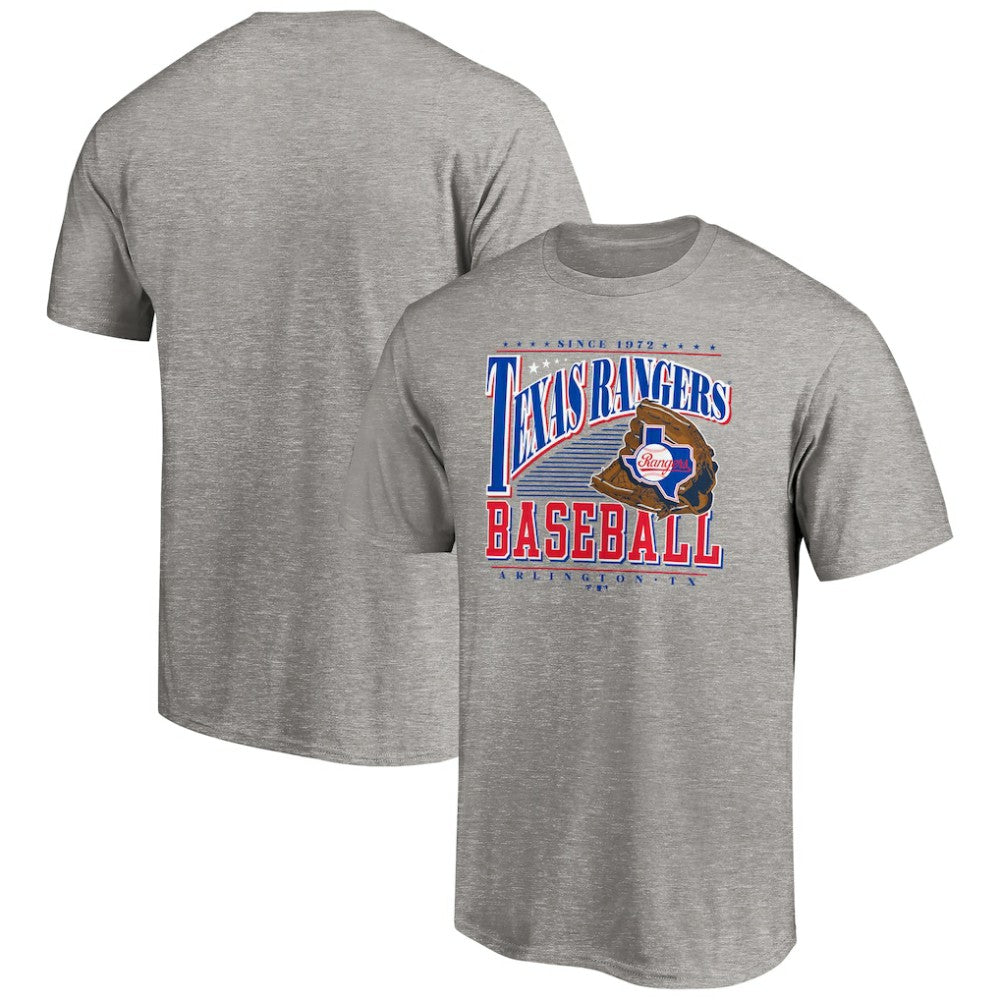 Texas Rangers Cooperstown Collection Winning Time T-Shirt - Heather Gray