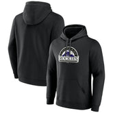 Colorado Rockies Cooperstown Collection Pullover Hoodie - Black