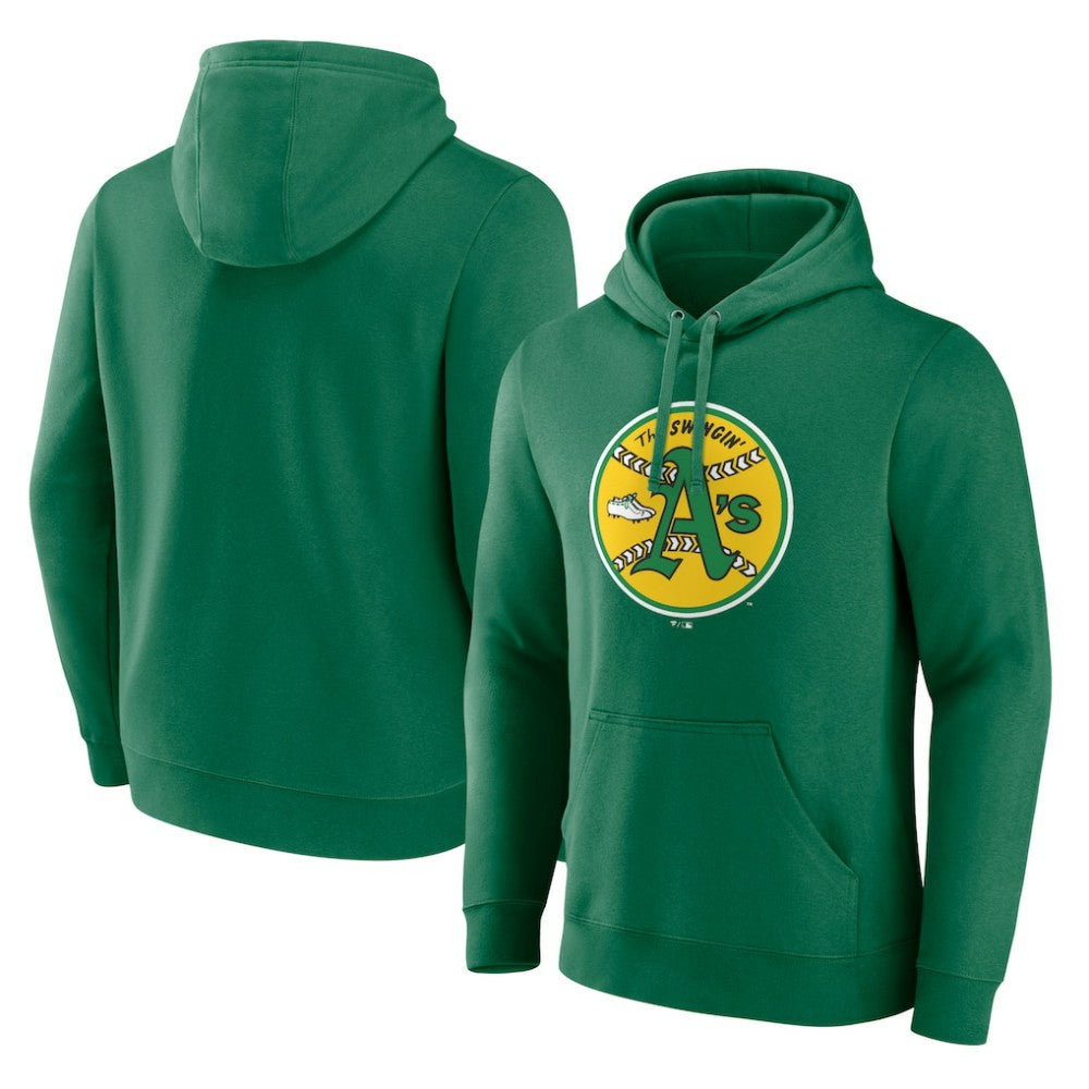 Oakland Athletics Cooperstown Collection Pullover Hoodie - Green