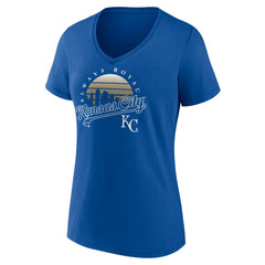 Kansas City Royals Women's One Champion V-Neck T-Shirt - Royal