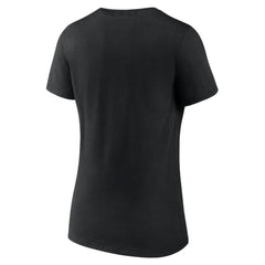 Miami Marlins Women's One Champion V-Neck T-Shirt - Black