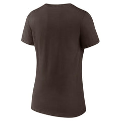 San Diego Padres Women's One Champion V-Neck T-Shirt - Brown