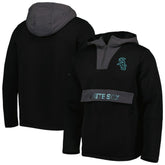Chicago White Sox Levelwear Ruckus Quarter-Zip Hoodie - Black