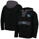 Cleveland Guardians Levelwear Ruckus Quarter-Zip Hoodie - Black
