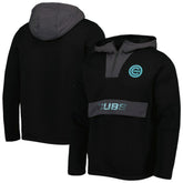 Chicago Cubs Levelwear Ruckus Quarter-Zip Hoodie - Black