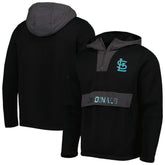 St. Louis Cardinals Levelwear Ruckus Quarter-Zip Hoodie - Black