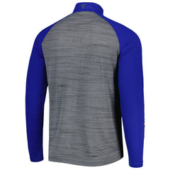 New York Mets Levelwear Vandal Raglan Quarter-Zip Top - Heather Gray