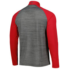 St. Louis Cardinals Levelwear Vandal Raglan Quarter-Zip Top - Heather Gray
