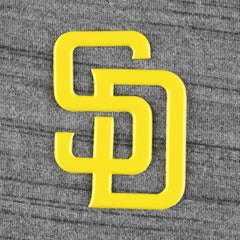 San Diego Padres Levelwear Vandal Raglan Quarter-Zip Top - Heather Gray