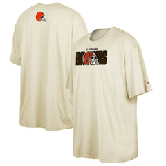 Cleveland Browns New Era 2023 NFL Draft Big & Tall T-Shirt - Cream for sale