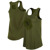 Chicago White Sox Women's 2023 Armed Forces Day Racerback Tank Top - Olive | New Era