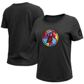 Baltimore Orioles Women's 2023 City Connect Cap Logo T-Shirt - Black | New Era