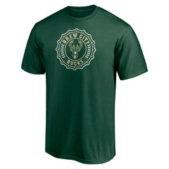 Milwaukee Bucks Push Ahead T-Shirt - Hunter Green cheap