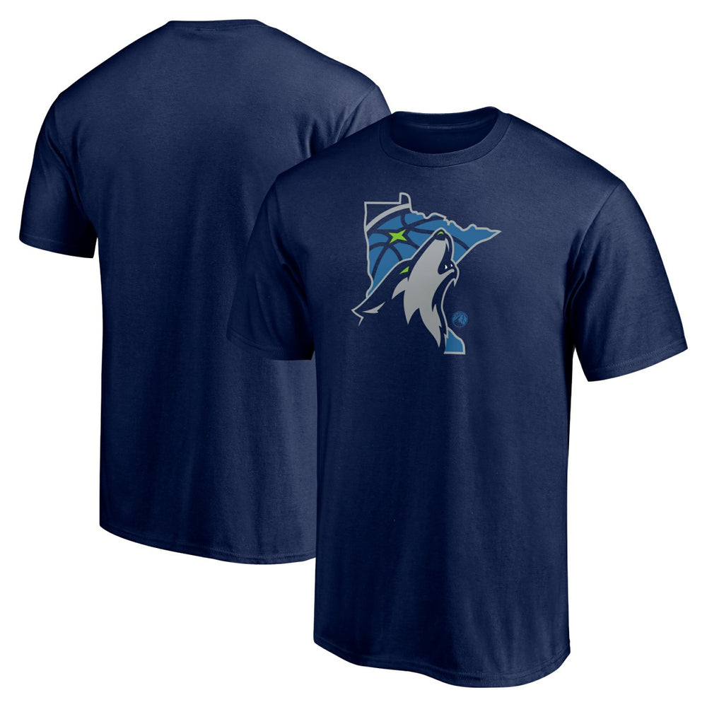 Minnesota Timberwolves Push Ahead T-Shirt - Navy on sale