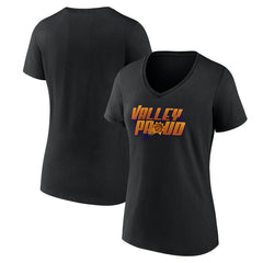 Phoenix Suns Women's Core Hometown Launch V-Neck T-Shirt - Black sale