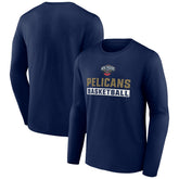 New Orleans Pelicans Let's Go Long Sleeve T-Shirt - Navy cheap