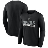 San Antonio Spurs Let's Go Long Sleeve T-Shirt - Black outlet