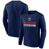 Washington Wizards Let's Go Long Sleeve T-Shirt - Navy online