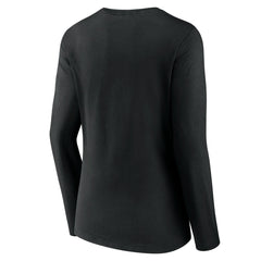 Portland Trail Blazers Women's Tumble V-Neck Long Sleeve T-Shirt - Black on sale