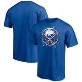 Buffalo Sabres Snow Logo T-Shirt Royal