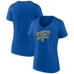 Buffalo Sabres Women's Active Edge V-Neck T-Shirt Royal