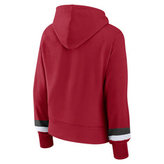 Tampa Bay Buccaneers Women's Over Under Pullover Hoodie - Red for sale