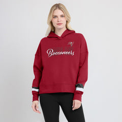 Tampa Bay Buccaneers Women's Over Under Pullover Hoodie - Red for sale