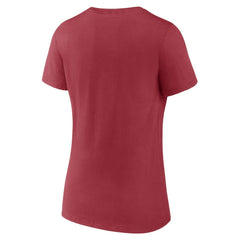 Arizona Cardinals Women's Back Home Again V-Neck T-Shirt - Cardinal sale