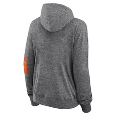 Cleveland Browns Women's Opening Coin Flip Lightweight Full-Zip Hoodie - Heather Charcoal cheap