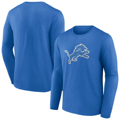 Detroit Lions Primary Team Logo Long Sleeve T-Shirt - Blue online