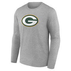 Green Bay Packers Primary Team Logo Long Sleeve T-Shirt - Heather Gray online