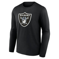 Las Vegas Raiders Primary Team Logo Long Sleeve T-Shirt - Black sale