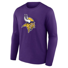 Minnesota Vikings Primary Team Logo Long Sleeve T-Shirt - Purple cheap