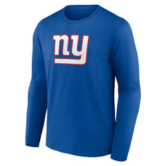 New York Giants Primary Team Logo Long Sleeve T-Shirt - Royal discount