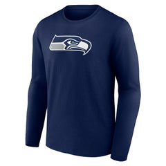 Seattle Seahawks Primary Team Logo Long Sleeve T-Shirt - College Navy online