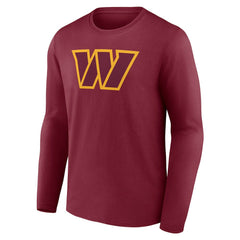 Washington Commanders Primary Team Logo Long Sleeve T-Shirt - Burgundy on sale