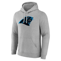 Carolina Panthers Primary Logo Fitted Pullover Hoodie - Heather Gray cheap
