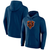 Chicago Bears Primary Team Logo Fitted Pullover Hoodie - Navy outlet