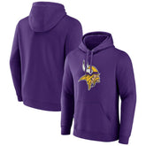 Minnesota Vikings Primary Team Logo Fitted Pullover Hoodie - Purple sale
