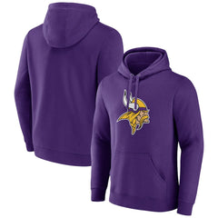 Minnesota Vikings Primary Team Logo Fitted Pullover Hoodie - Purple sale
