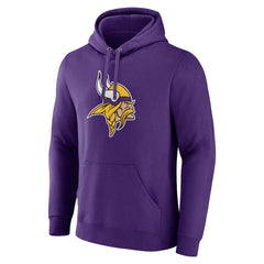 Minnesota Vikings Primary Team Logo Fitted Pullover Hoodie - Purple sale