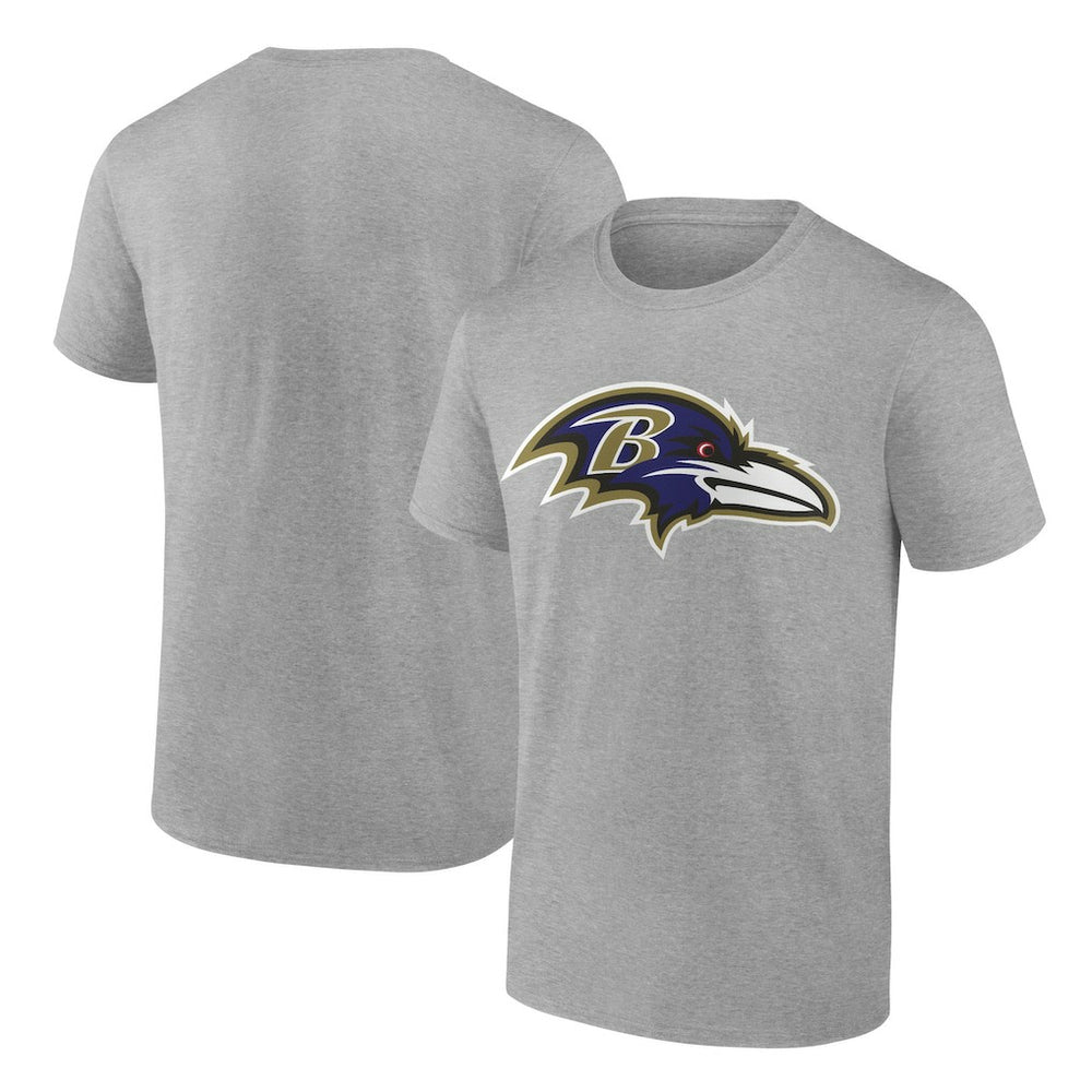 Baltimore Ravens Primary Logo T-Shirt - Heather Gray outlet