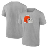 Cleveland Browns Primary Logo T-Shirt - Heather Gray discount