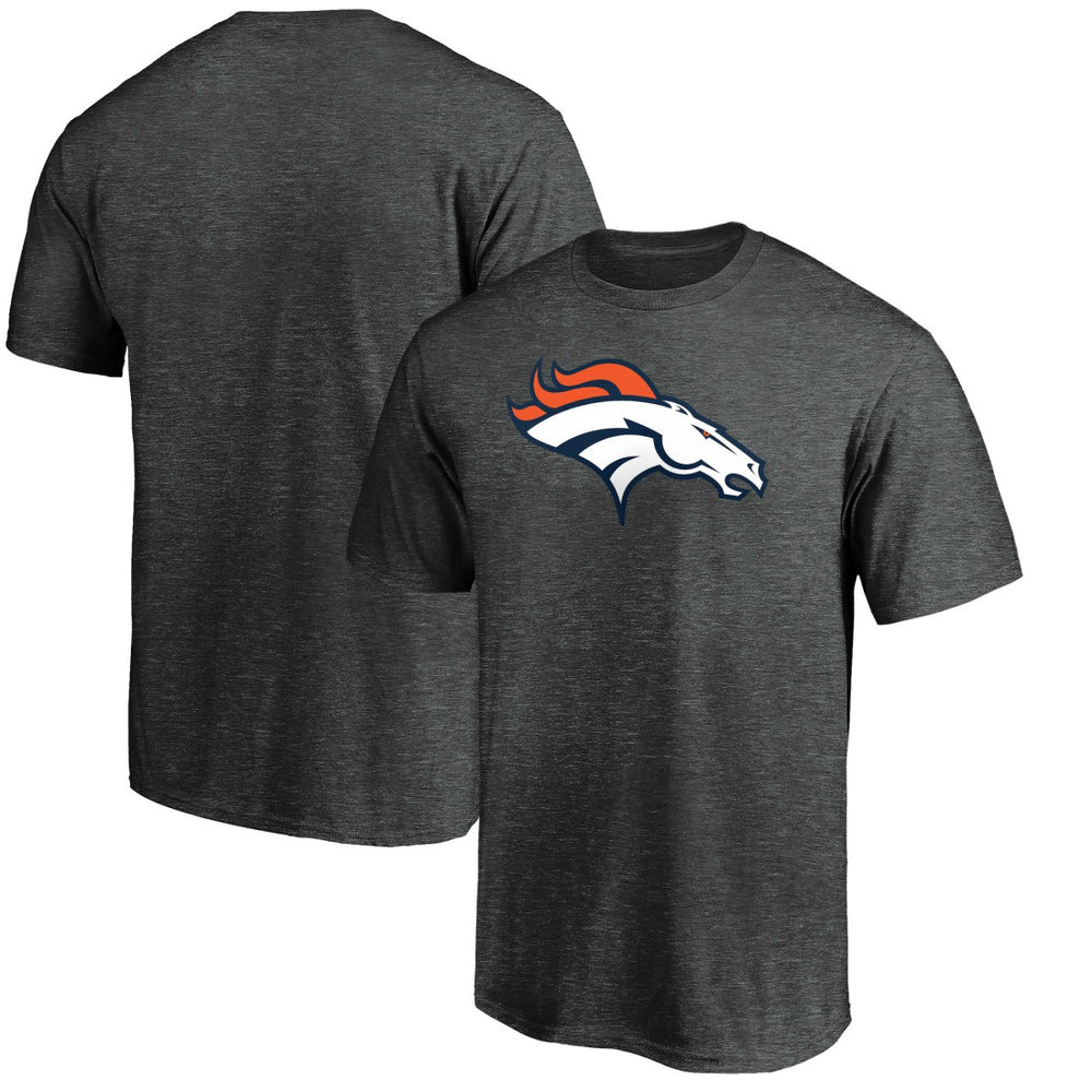 Denver Broncos Primary Logo T-Shirt - Heather Charcoal online