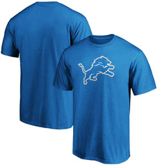 Detroit Lions Primary Logo T-Shirt - Blue discount
