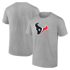 Houston Texans Primary Logo T-Shirt - Heather Gray discount