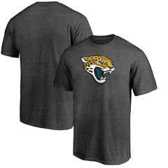 Jacksonville Jaguars Primary Logo T-Shirt - Heather Charcoal discount