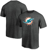 Miami Dolphins Primary Logo T-Shirt - Heather Charcoal sale