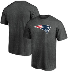 New England Patriots Primary Logo T-Shirt - Heather Charcoal cheap