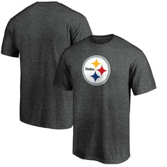 Pittsburgh Steelers Primary Logo T-Shirt - Heather Charcoal on sale